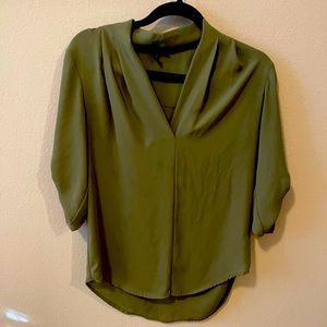 Hunter Green Thin Blouse